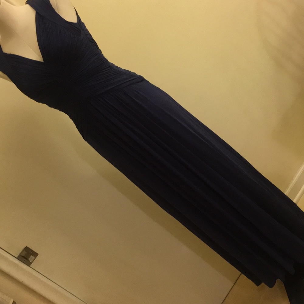 BCBG navy blue evening dress. NWT